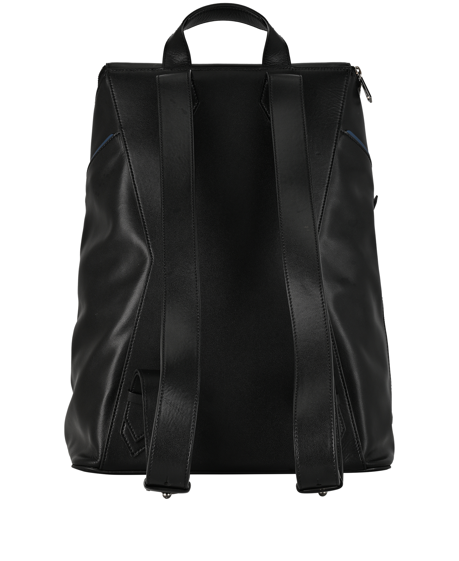 Backpack, &pound;395, Handbags, Black, Leather, Back view
